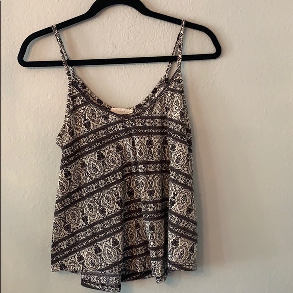 Nordstrom (Brass Plum) Print Tank Top - Picture 1 of 3